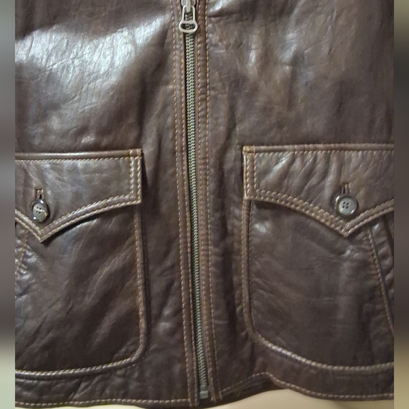 Wilsons Leather Men's Brown Jacket VINTAGE - Picture 4 of 15